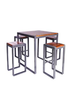 Spitalfields Tall Acacia Wood 5 piece Furniture Set &pound;1399.99
