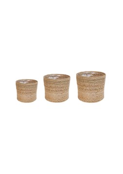 Theo Natural Basket Set Of 3 &pound;20.97