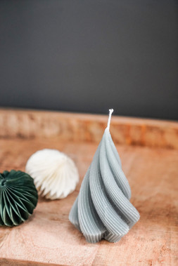 Christmas at Ivyline 2025 - TWISTED TREE CANDLE SAGE
