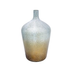 Verre Stem Gold Frosted Vase H30cm W18cm &pound;49.99