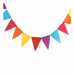 Hobbycraft Bright Canvas Bunting 2.2m &pound;6 Cut Out
