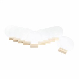 Hobbycraft Clear Acrylic Round Table Signs 10 Pack &pound;26 Cut Out