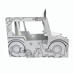 Hobbycraft Colour-In Cardboard Dino Safari 4x4 &pound;20 Cut Outs