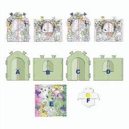 Hobbycraft Colour-In Cardboard Fairy Playhouse 88cm &pound;20 Cut Out