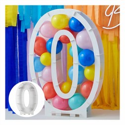Hobbycraft Ginger Ray Balloon Mosaic Number Frame 0 &pound;15.00
