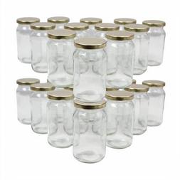 Hobbycraft Round Glass Jar 380ml 24 Pack Bundle &pound;15 Cut Out