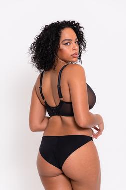 MESMERISE PLUNGE BRA (30E-J, 32-40DD-J) $91.00, &pound;48.00, &euro;60.00,CAD$118.00 & MESMERISE BRAZILIAN BLACK BRIEF (S-XL) $51.00, &pound;25.00, &euro;39.00, CAD$68.00