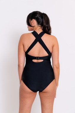 Wrapsody Bandeau Swimsuit in Black &pound;66 $105 &euro;92 (4)