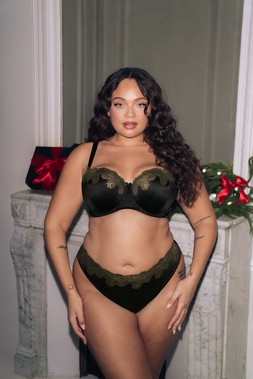 BOOST LACE PADDED BALCONY BRA £35.00 €55.00 AUS$85.95 CAD$79.00 & BOOST LACE TANGA BRIEF £16.00 €26.00 AUS$32.95 CAD$30.00- Available from October