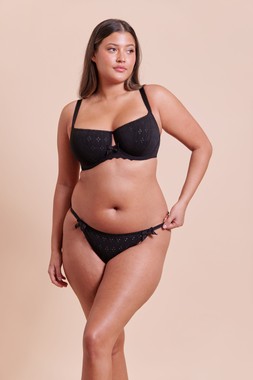 FLORA BALCONY BRA £34.00 €51.00 USD64.00 CAD$78.00 AUD$84.95 & TANGA BRIEF £16.00 €25.00 USD$28.00 CAD$30 AUD$32.95