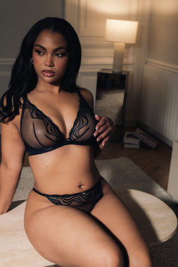 Intoxicated Black Bra £36 €56 CAD $85 AUS $89.95, Brazilian £19 €29 CAD $35 AUS $38.95 2