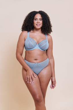 Lightstyle Scallop Light Blue Bra £29 €46 CAD $72 AUS $72.95, Brazilian £13 €25 CAD $30 AUS $32.95 6