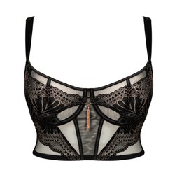 SHOWGIRL LONGLINE BALCONY BRA £48 €72 CAD99 AUD114.95 & SHOWGIRL TANGA BRIEF  £20 €31 CAD37 AUD40.95 - Available from October