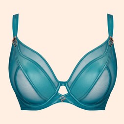 SUSPENSE PLUNGE BRA TEAL