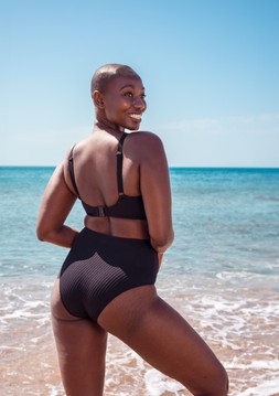 PADDED BALCONY BIKINI & HIGH WAIST BIKINI BRIEF