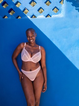 Lifestyle, Plunge Bra, Blush Pink, £29.00, US$61.00, CA$83.00, €44.00, A$73.00, Lifestyle, Thong, Blush Pink, £15.00, US$30.00, CA$44.00, €25.00, A$46.00
