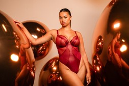 Suspense, Wired Bodysuit, Sangria, £67.00, US$101.00, CA$147.00, €87.00, A$147.00