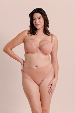 WILD ONE BALCONY BRA £29 €44 & BRAZILLIAN BRIEF £16 €25