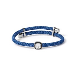HERITAGE CUT - DENIM BLUE, BLACK & SILVER BRACELET - RRP £159(1) www.vixiiworld.com