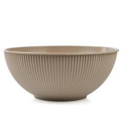 Summer Ribbed Salad Bowl - Beige