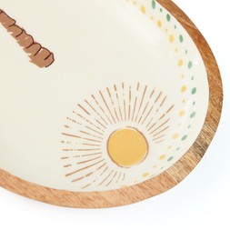 Desert Dusk Mango Wood Oval Serving Plate