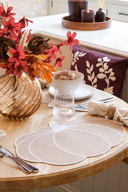 Hinch Home Fall 2 Pack Pumpkin Placemats