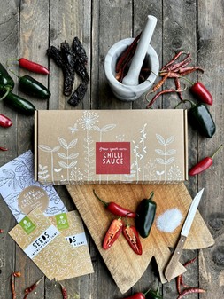 Grow Your Own Chilli Sauce Box