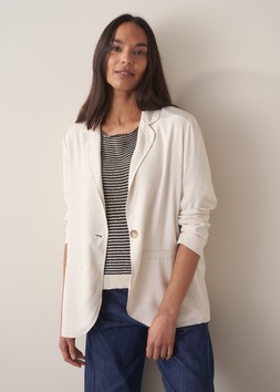Belle Floppy Jacket - Oatmeal, £139