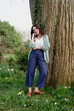 Dina Chunky Cardigan – Mint, £98