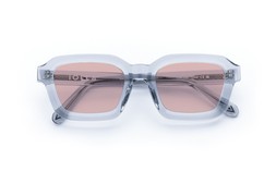 FINLAY LIGHT GREY CRYSTAL Lenses Blush