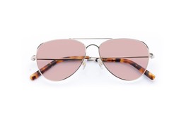 Lennox Chrome Gold Lenses Blush £85
