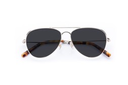 Lennox Chrome Gold Lenses Grey £85