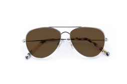 Lennox Chrome Silver Lenses Brown £85