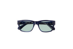 Maclean in Stone Blue with custom Seabreeze lenses