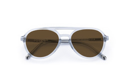 Nicol Light Grey Crystal Lenses Brown £85