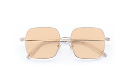 Rae Ii Brushed Gold Lenses Tangerine £85