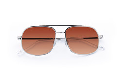 Sinclair Chrome Silver Lenses Sienna Sunset £85