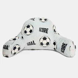 OHS Kids Football Fleece Cuddle Cushion - Grey-£15