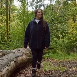 OHS Teddy Full Zip Fleece - Navy
