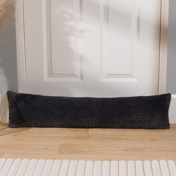 OHS Waffle Draught Excluder - Charcoal-£9.50