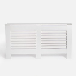 OHS Wooden Radiator Cover - White - £40