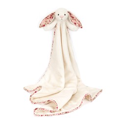 Blossom Cream Bunny 'Berry' Blankie £75