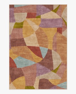 Ruggable - Jungalow Collection - Kayla Rust Multicolor - 185 x 275 cm - Flatwoven £429, Tufted £599 (Aerial)