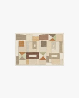 Ruggable Jungalow Collection Modra Natural Terra 60 x 90cm Flatwoven £99, Tufted £119