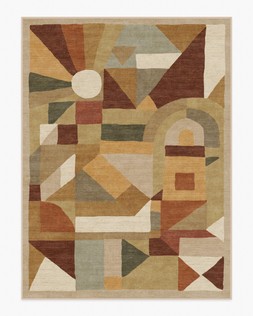 Ruggable - Jungalow Collection - Orilla Natural - 275 x 365 cm - Flatwoven £799, Tufted £1,049 (Aerial)-  Embargoed until 2nd July 2026