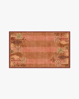 Ruggable Jungalow Collection Palmistry Pinstripe Warm Brown 90 x 150cm Flatwoven £179, Tufted £239