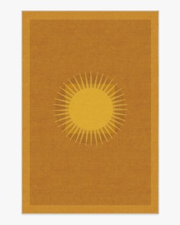 Matthew Williamson Helios Gold Rug 185x275 Flatwoven - £419.00