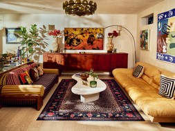 Lion’s Cub Charcoal Multicolour Rug