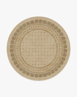 Beatrice Tan Rug 245 round £389
