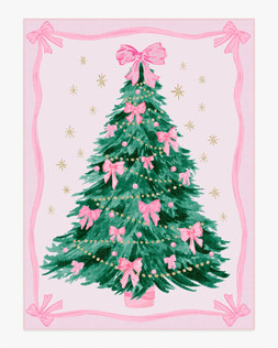Bella Bows Spruce Pink Rug